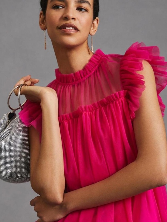 Anthropologie Tops - Anthropologie Sundays In Brooklyn Tulle Swing Top